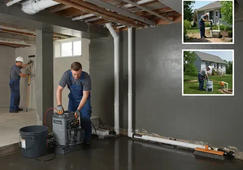 Basement Waterproofing and Flood Prevention process in Walker County, AL